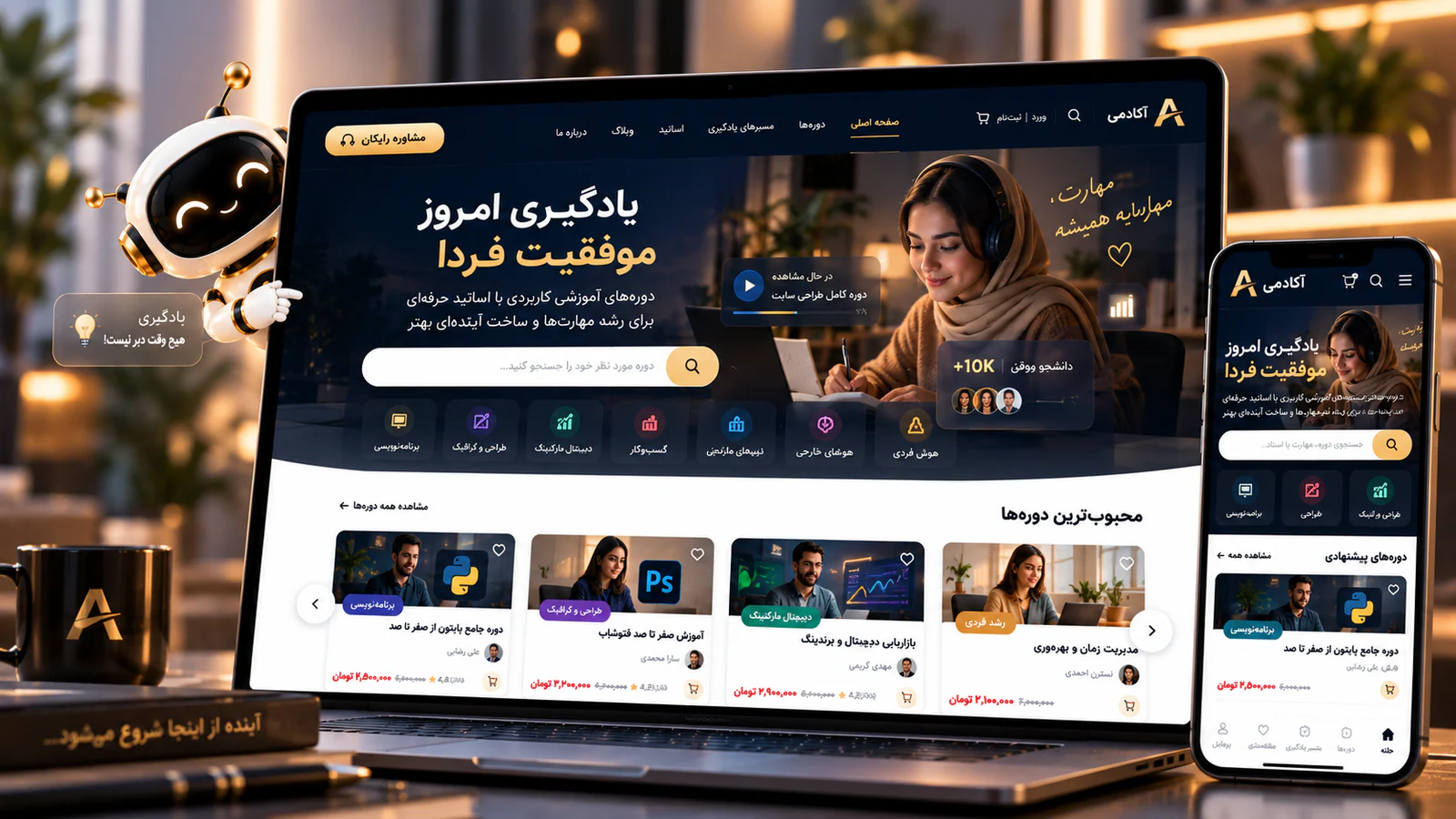 طراحی سایت آموزشی