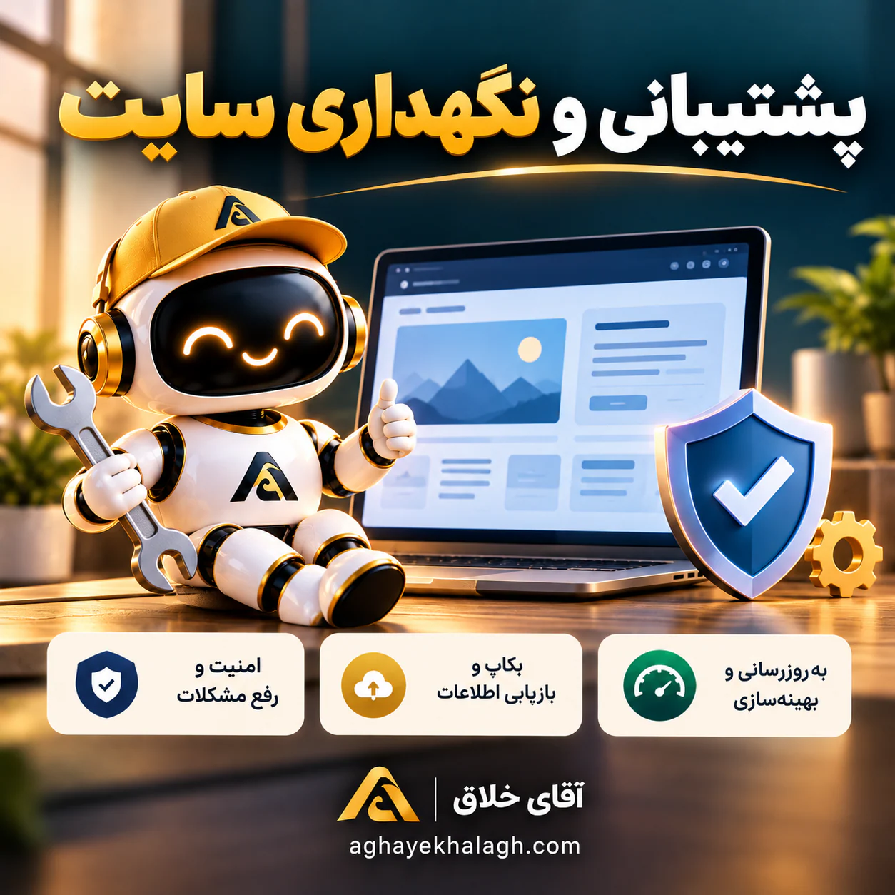 پشتیبانی و نگهداری سایت